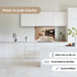 Champagne - Bed - Bubbels keuken achterwand 2 middel -sfeer4_DE