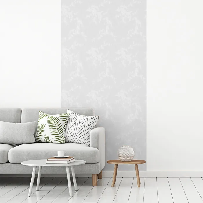 Bloesem - Wit - Patroon fotobehang vinyl groot 64 -woonkamer
