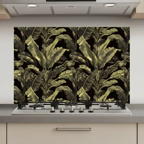 Botanisch - Bladeren - Groen keuken achterwand spatscherm klein 900 -3d_website