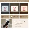 Varken - Roze - Baby dier - Boerderij dieren Light Box met batterij (Wandlamp kind) middel -USP_lichtkleurNL