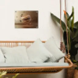 Chocolade - Macarons - Eten - Snoep tuinposter los doek klein -sfeer7