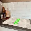 YOLO - Groen - Neon - Slangenprnt Inductie beschermer vinyl 3mm klein -sfeer3