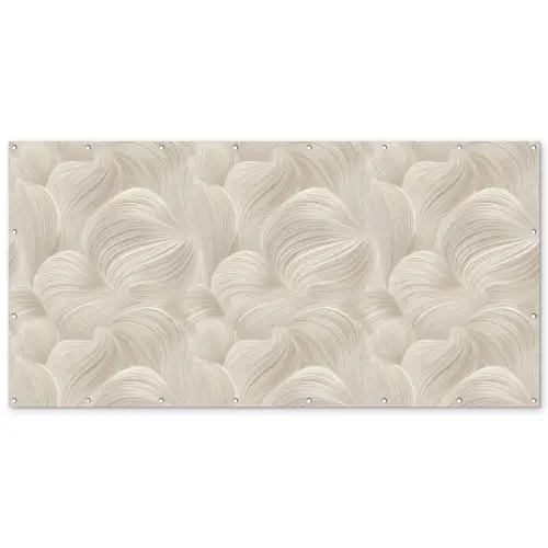 Lijnen - Waaier - Beige Balkonbeschermer Duitsland klein 596 -zz_3d