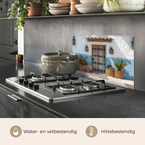 Deur - Manden - Planten keuken achterwand spatscherm klein -usp_NL