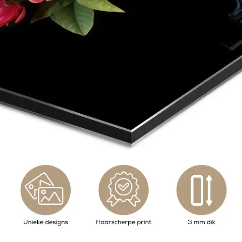 Tulpen - Bessen - Boeket - Vaas aluminium wit klein -closeup_NL
