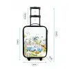 Busje met dino's Kinderkoffer - Zwart klein -productfoto_formaten
