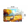 Schaap - Weide - Bloemen Placemat vinyl groot -specs