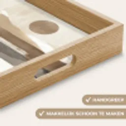 Minimalistisch - Landschap - Dimensie Dienblad Rechthoek middel -USP_HandgreepNL