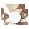 Snijdende cirkels - Overlappende vlakken Placemat vinyl groot -zzsfeer2_Kitchenyeah-website