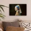 Meisje met de parel - Schilderij - Oude meesters - Vermeer canvas 2cm klein -sfeer1