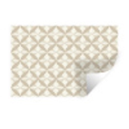 Patroon - Klassiek - Beige Muursticker klein 286 -3d