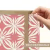 Roze - Bloemenmotief - Wit - Modern Light Box met batterij (Wandlamp) middel 907 -USP_websiteprintNL