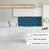 Keramiek - Structuur - Tegel - Blauw keuken achterwand 2 middel 871 -sfeer4_FR