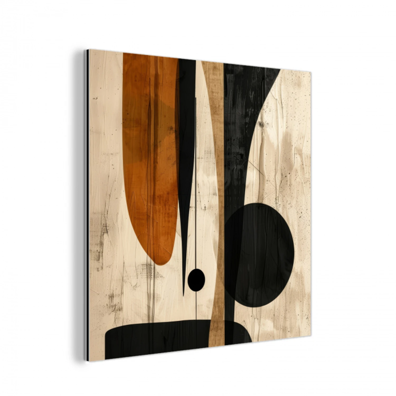 Abstract - Kunst - Vormen - Modern aluminium wit klein -3d