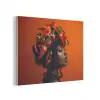 Vrouw - Chilipepers - Pepers - Bloemen PET vilt klein -3d