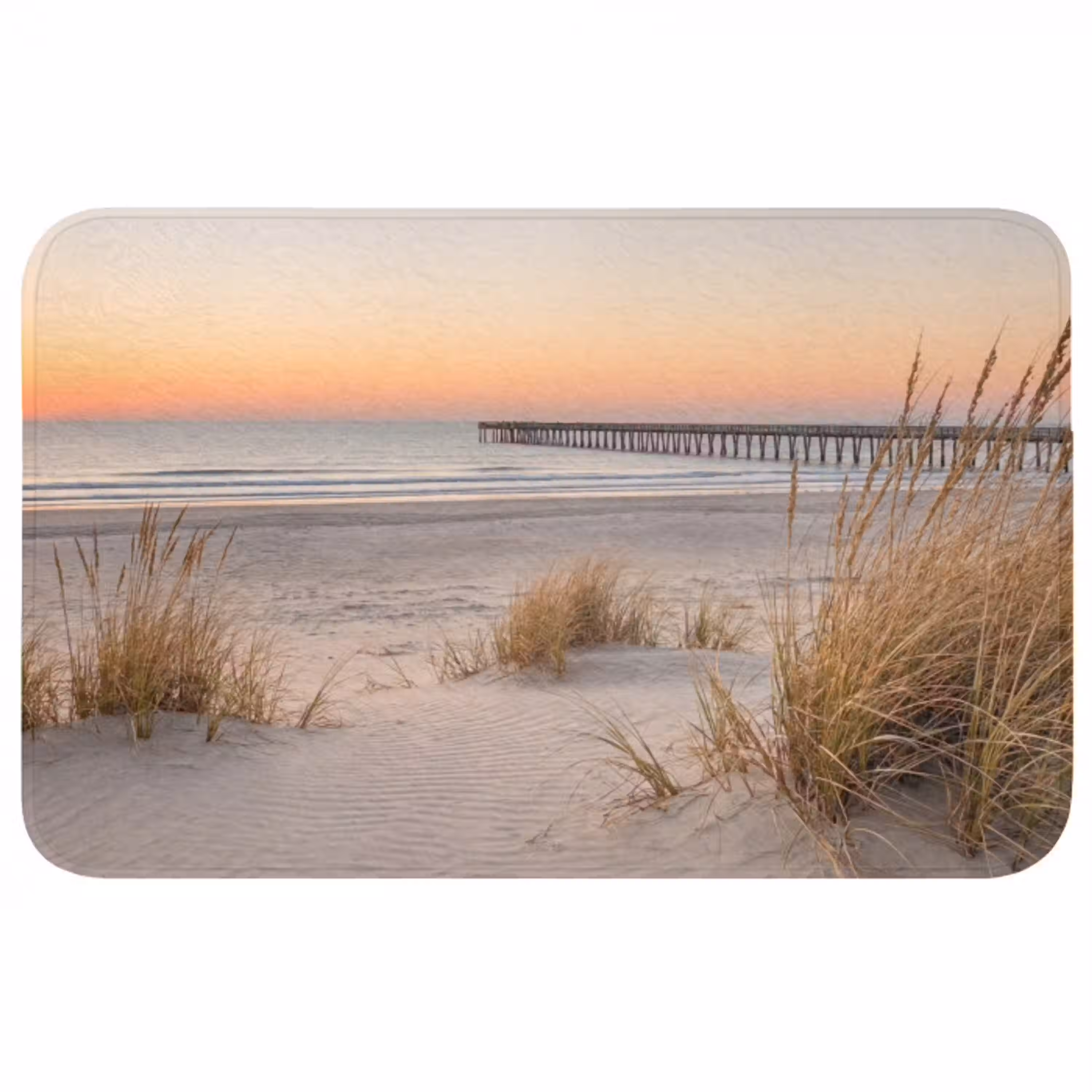 Pier - Zonsondergang - Strand WCmat middel -3d