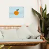Fruit - Sinaasappel - Oranje tuinposter los doek klein -sfeer7