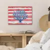 Koraal - Verfstructuur - Rood - Blauw PET vilt klein -sfeer3