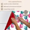 Ananas - Roze - Wit keuken achterwand spatscherm klein 900 -spatscherm_NL