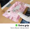 Schuim - Structuur - Roze Muismat XXL klein -sfeer3