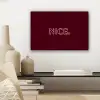 Bordeaux - Nice - minimalistisch canvas 2cm klein -sfeer6