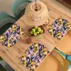 Zomer - Vlinder - Roze - Geel Placemat vinyl groot 368 -zzsfeer5_Kitchenyeah-website