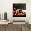 Borrelplank - Stilleven - Vintage aluminium wit klein -sfeer1