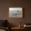 Glazenfles - Post - Zee - Zand Light Box met batterij (Wandlamp) middel -sfeer4