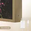 Graffiti - Sport - Voetbal - Bal - Roze Light Box met batterij (Wandlamp) middel -USP_websiteoplaadbaarNL