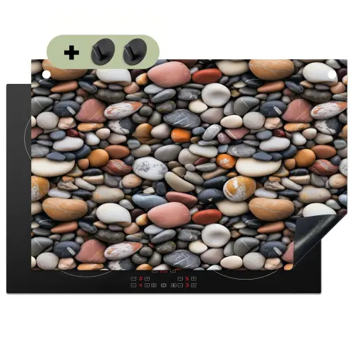 Natuur - Kleuren - Stenen Inductie beschemer met haakjes klein 777 -3d