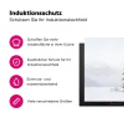 Fijnsparren - Sneeuw - Winter - Landschap - Stilte Inductie beschermer vinyl 3mm klein -zzzzzzz-lf-ups