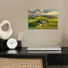 Toscane - Landschap - Wijngaarden poster papier klein -sfeer1