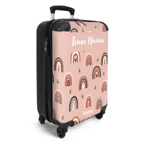 Rosy rainbows NBS - Handbagage koffer - Kinderen Unisex middel -productfoto_3d