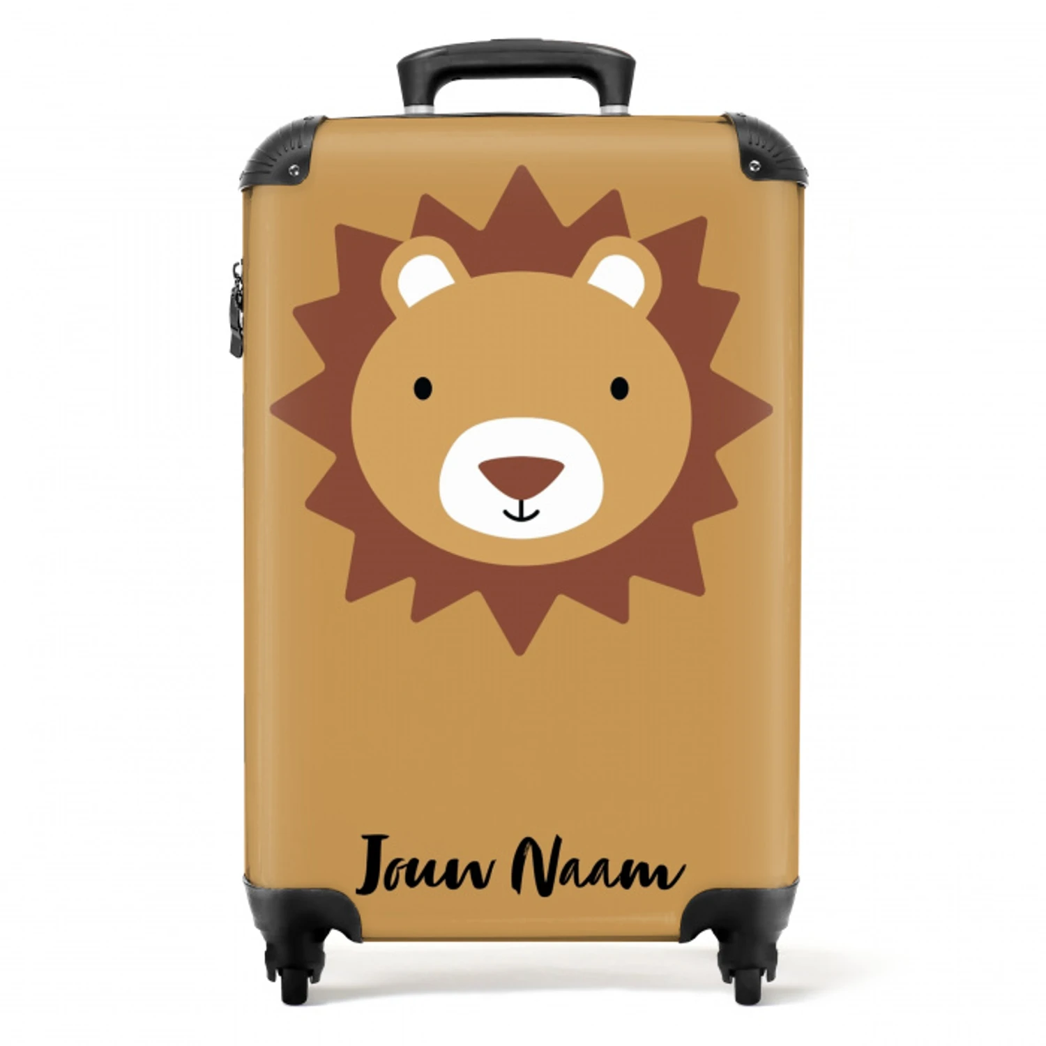 Leo leeuw NBS - Handbagage koffer - Kinderen Unisex middel -productfoto_recht