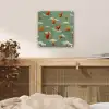 Dinosaurussen - Wolken - Sterren - Oranje plexiglas 5mm klein -sfeer4
