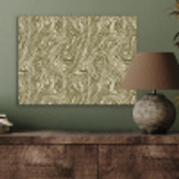 Abstract - Marmer - Groen PET vilt klein 837 -sfeer2