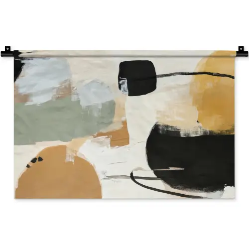 Paint - Abstract - Kleuren Wandkleed katoen klein -zz3d