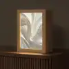 Stof - Plooien - Goud Light Box met kabel (Tafellamp) klein -z3d_website