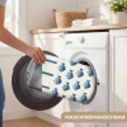 Vis - Patroon - Blauw Badmat klein 997 -USP_WasbaarDE