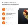 Specerijen - Mix - Hartvorm - Zwart Inductie beschermer vinyl 3mm klein -zzzzzzz-td-ups