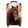 Koffer - Paard - Dieren - Bloemen - Bos - Vlinder Koffer - NBS - Handbagage middel -productfoto_recht