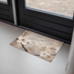 Bloesem - Takken - Schilderij - Beige - Serene Deurmat klein -sfeer2