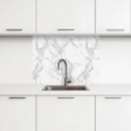 Marmer - Zuiver - Grijs - Aders keuken achterwand 2 middel 865 -3d