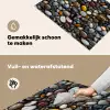 Geel - Kiezels - Glad Inductie beschemer met haakjes klein 777 -ky-schoon-nl