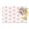 Zee - Kreeft - Oranje - Blauw Placemat vinyl groot 368 -zzzproduct_Kitchenyeah-website