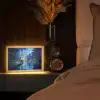 Stad Kuala Lumpur - Skyline - Wolkenkrabbers - Water Light Box met kabel (Tafellamp) klein -sfeer1