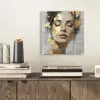 Sierlijk - Vrouw - Goud - Ogen plexiglas 5mm klein -sfeer1