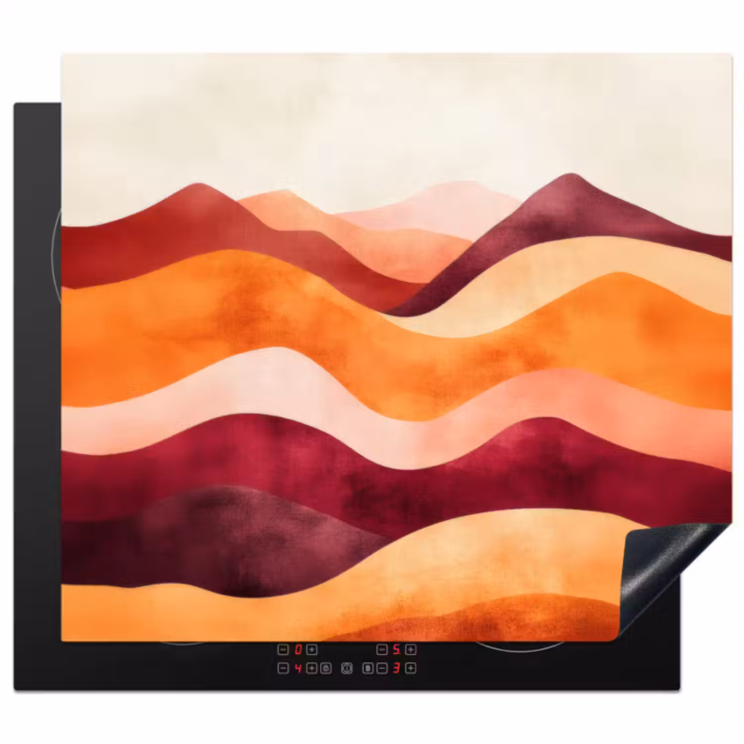 Inductie beschermer - Abstract - Landschap - Golven