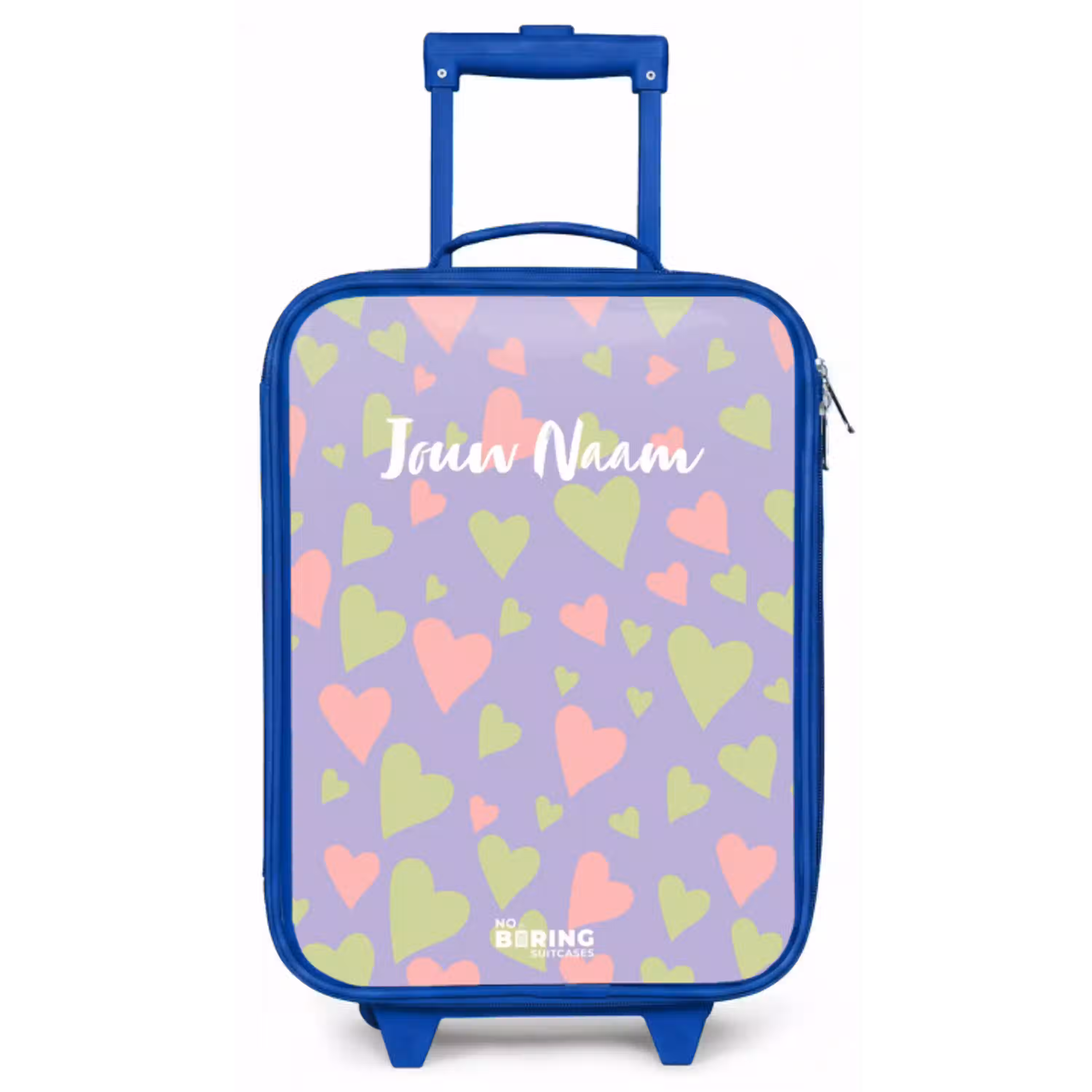 Lovely lila Kinderkoffer - Blauw klein -zz3dotto