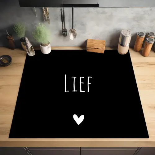 Spreuken - Lief - Quotes Inductie beschermer vinyl 3mm middel -sfeer5